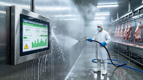 কোম্পানির সর্বশেষ সমাধান 316 Stainless Steel All-in-One PC: The Hygienic Choice for Meat Processing