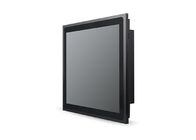 Square Front IP65 Embedded Touch Panel PC / Panel Mount Computer For Kiosk
