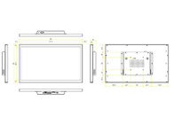 21.5 Inch Optical Bonding LCD Touch Screen RK3288 Industrial Android PC