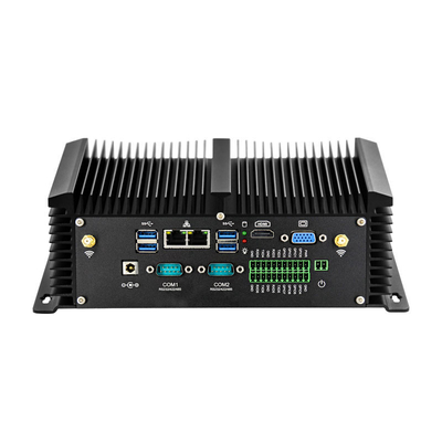 সিম 4G কোর 8ম I7-8550U এমবেডেড বক্স PC 8GB DDR4 256GB M.2 2280 SSD ডুয়াল ল্যান