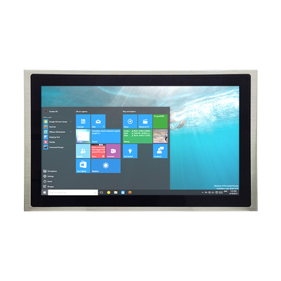 কোর I5-1135G7 প্রসেসর স্টেইনলেস স্টিল প্যানেল পিসি প্রাক ইনস্টলড উইন্ডোজ 10 প্রো 64 বিট ওএস