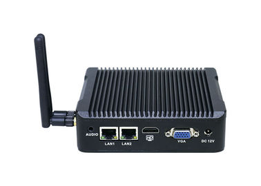 কম বিদ্যুত ব্যবহার শিল্পকৌশল মিনি পিসি / Fanless ডেস্কটপ পিসি 2G DDR3 মেমরি