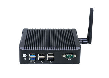 খাদ্য প্রক্রিয়াকরণ বেদনাপূর্ণ শিল্পকৌশল Fanless মিনি পিসি সমর্থন ওয়াইফাই এবং ব্লুটুথ