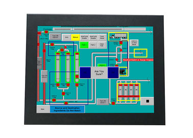 I3 CPU 12 ইঞ্চি শিল্পকৌশল টাচ প্যানেল পিসি টাচ স্ক্রিন 1024 * 768 রেজোলিউশন