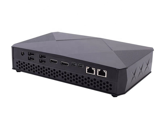 ভালো দাম AC240V 65W ইন্ডাস্ট্রিয়াল মিনি PC I7 8705G অ্যালুমিনিয়াম অ্যালয় RTC অনলাইন