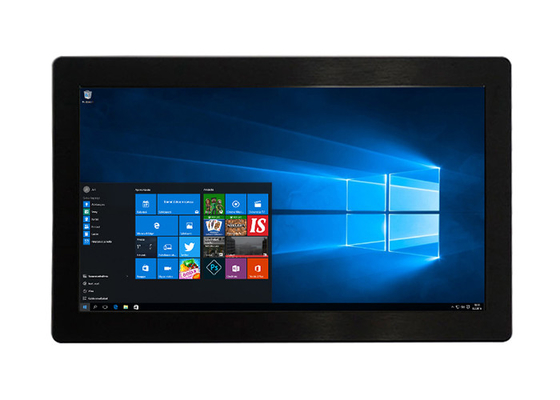 RS232 1000cd/M2 ওয়াটারপ্রুফ প্যানেল পিসি 21.5 ইঞ্চি ফ্যানলেস প্যানেল পিসি