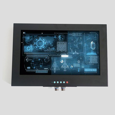 SS304 military LCD display IP67 Waterproof 21.5INCH Industrial LCD Panel Monitor