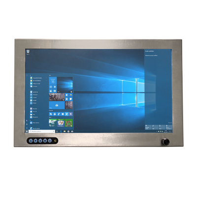 15.6 ইঞ্চি Ip67 1920 X 1080 রেজোলিউশন টাচস্ক্রিন LCD মনিটর ম্যানুয়াল অ্যাডজাস্টমেন্ট উজ্জ্বলতা
