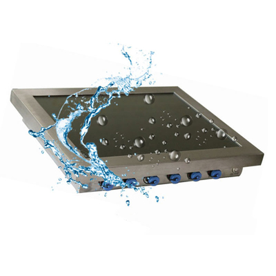 ইন্ডাস্ট্রিয়াল প্যানেল পিসি ইন্টেল I3-3217U RAM 8G 256G SSD IP65 জলরোধী 24 ইঞ্চি প্রতিরোধী